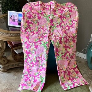 Pink Tropical Floral Lounge Pants LILLY PULITZER
